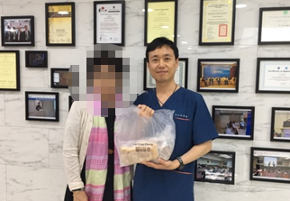 환자분의 어머님께서 빵선물을 해주셨어요